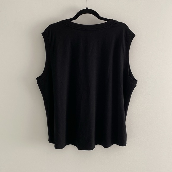 Joe Fresh Women’s plus size black muscle shirt - size 3XL - Picture 3 of 4